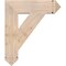 Ekena Millwork Traditional Arts & Crafts Smooth Bracket, Douglas Fir, 5 1/2"W x 24"D x 28"H BKT06X24X28TRA03SDF - alternate 3
